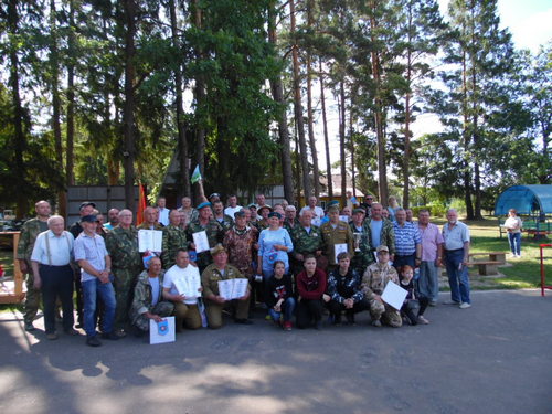 Туристический слёт ветеранов боевых действий  в г. Вибебске.